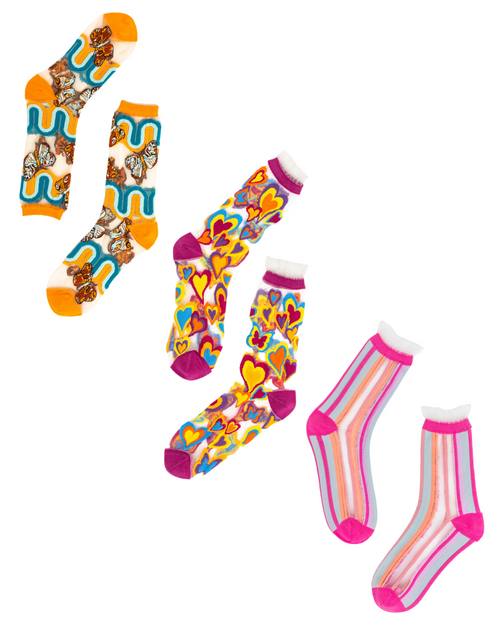 Sock candy pride socks bundle for women sheer pride socks